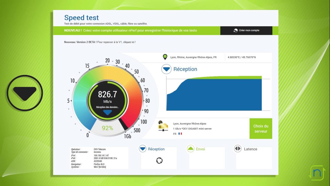 Nperf Internet Speed Test